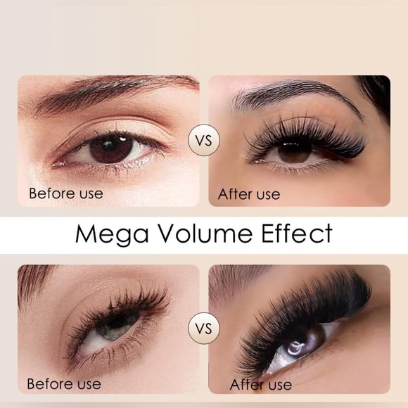 New! Unused! Lash Extensions 20D 1000 Fans Handmade Pinching Fans Mix Lengths 9- - Picture 8 of 11